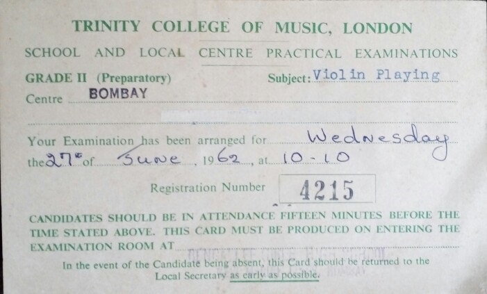 Trinity college london music exams in india