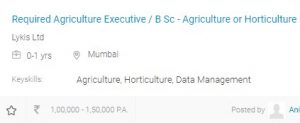 B.Sc. Agriculture course, scope, career and salary