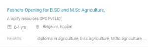 B.Sc. Agriculture course, scope, career and salary